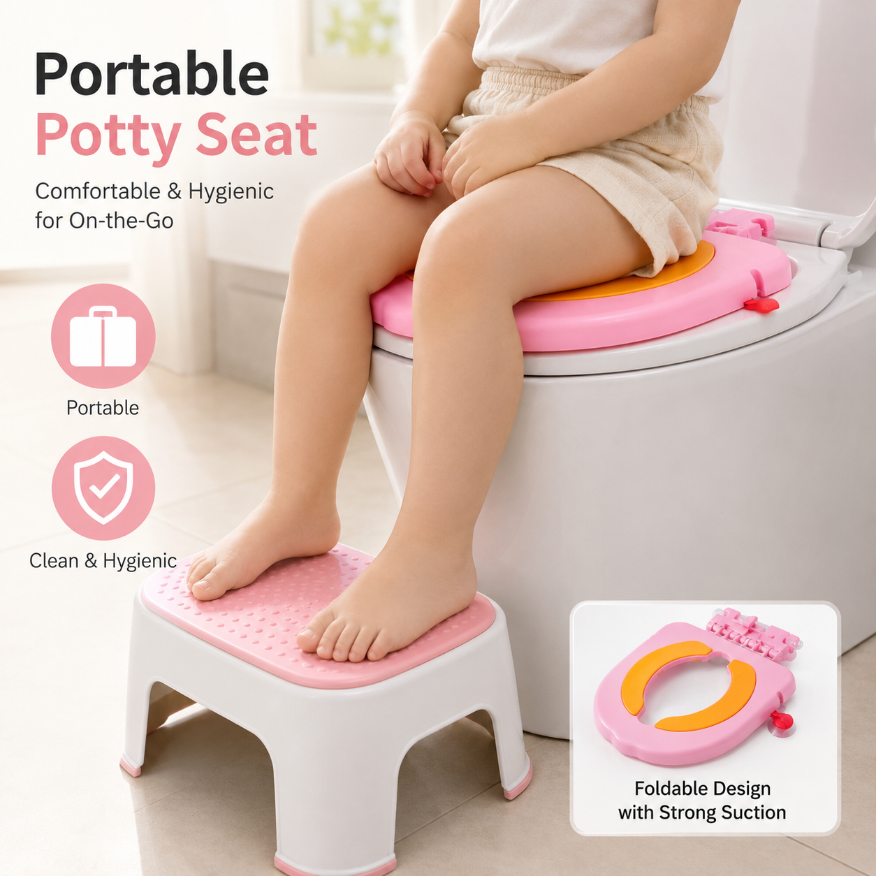 Toddler Potty Training Seat - Набор из 2-х детских сидений-накладок на
