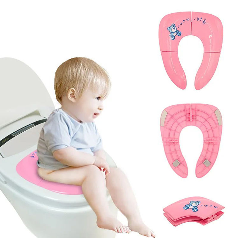 Toddler Potty Training Seat - 1 шт. Детское складное дорожное сиденье-горшок,