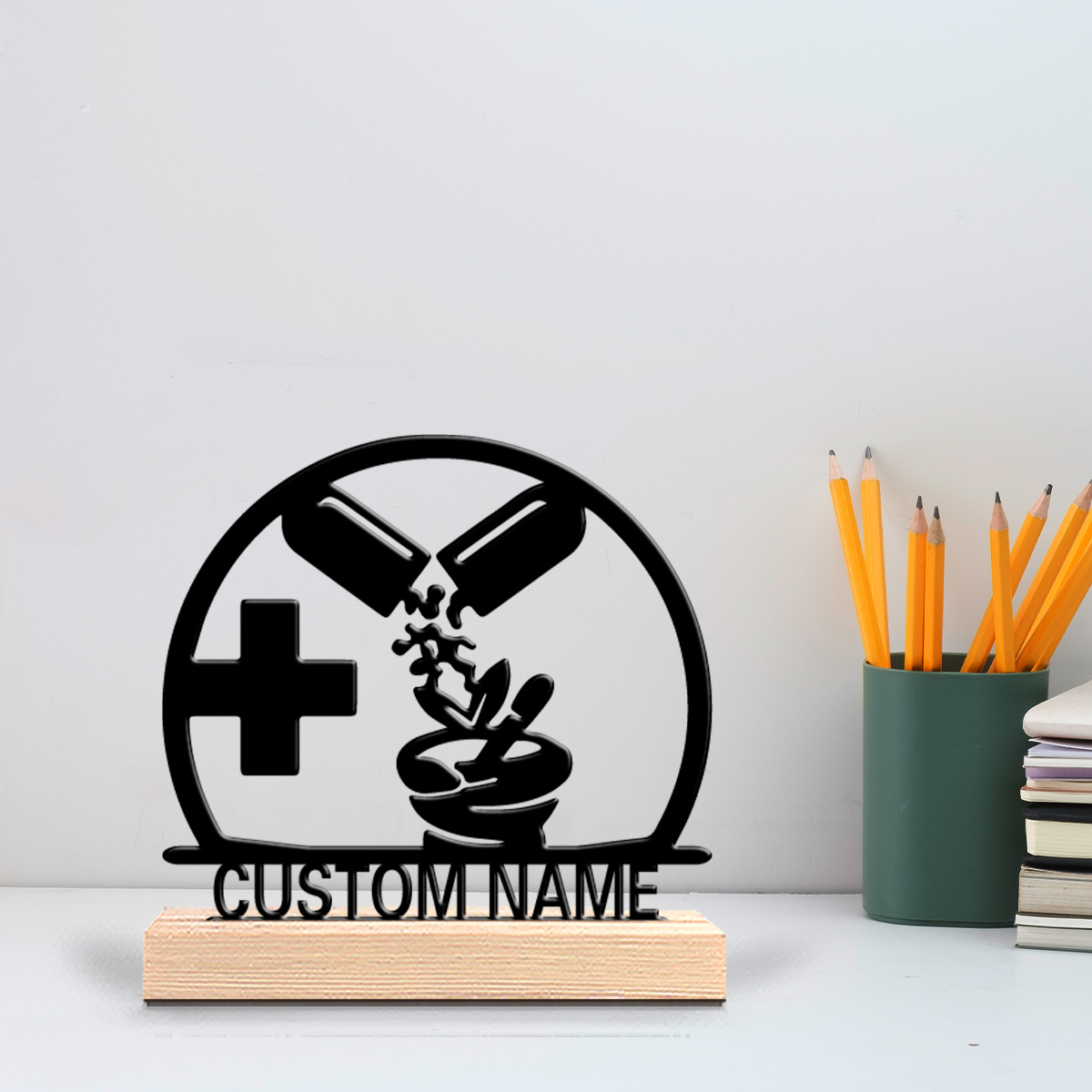 Baby Products Decoration - 1 шт. Новая дизайнерская персонализированная металлическая