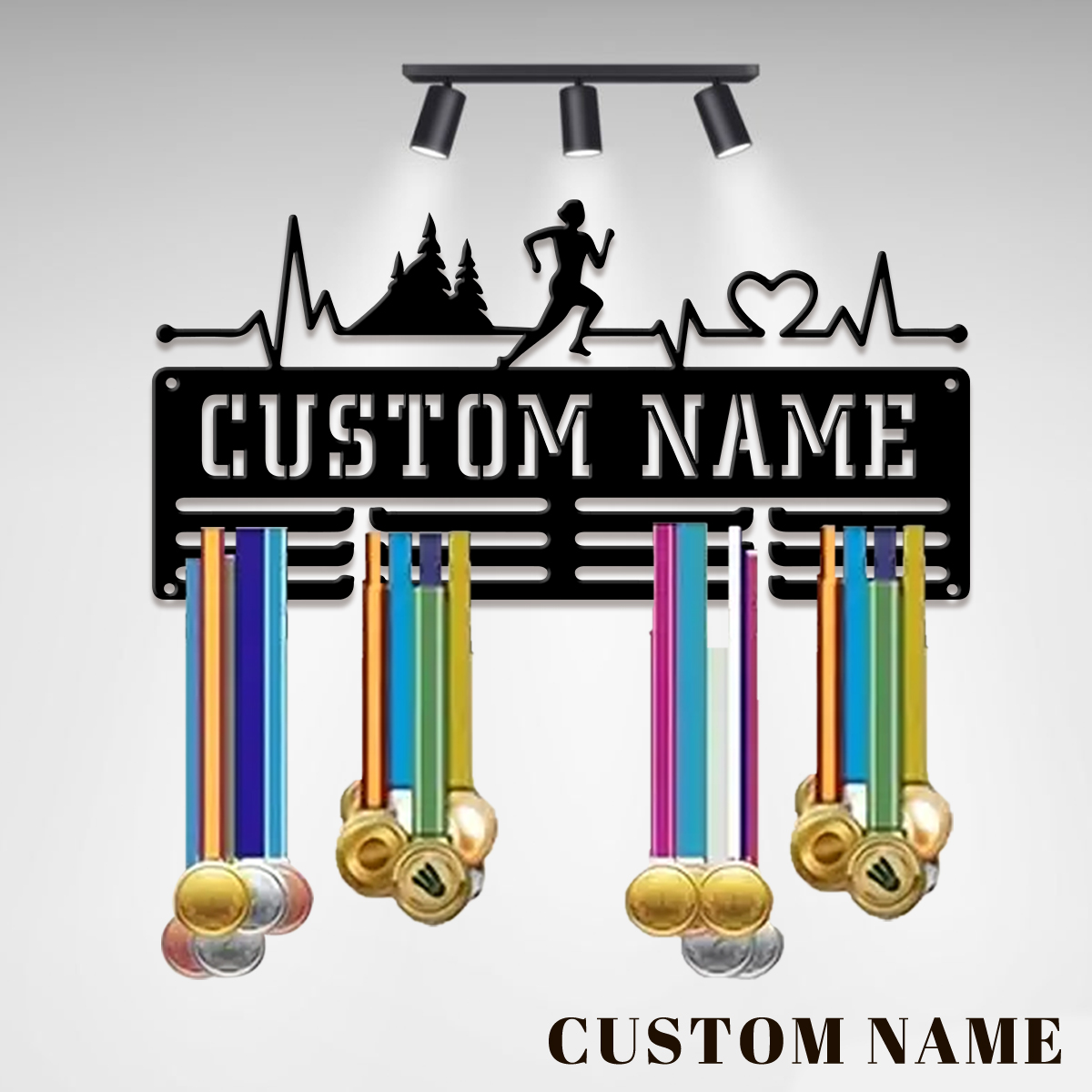 Baby Products Decoration - Подставка для металлических медалей Custom Marathon