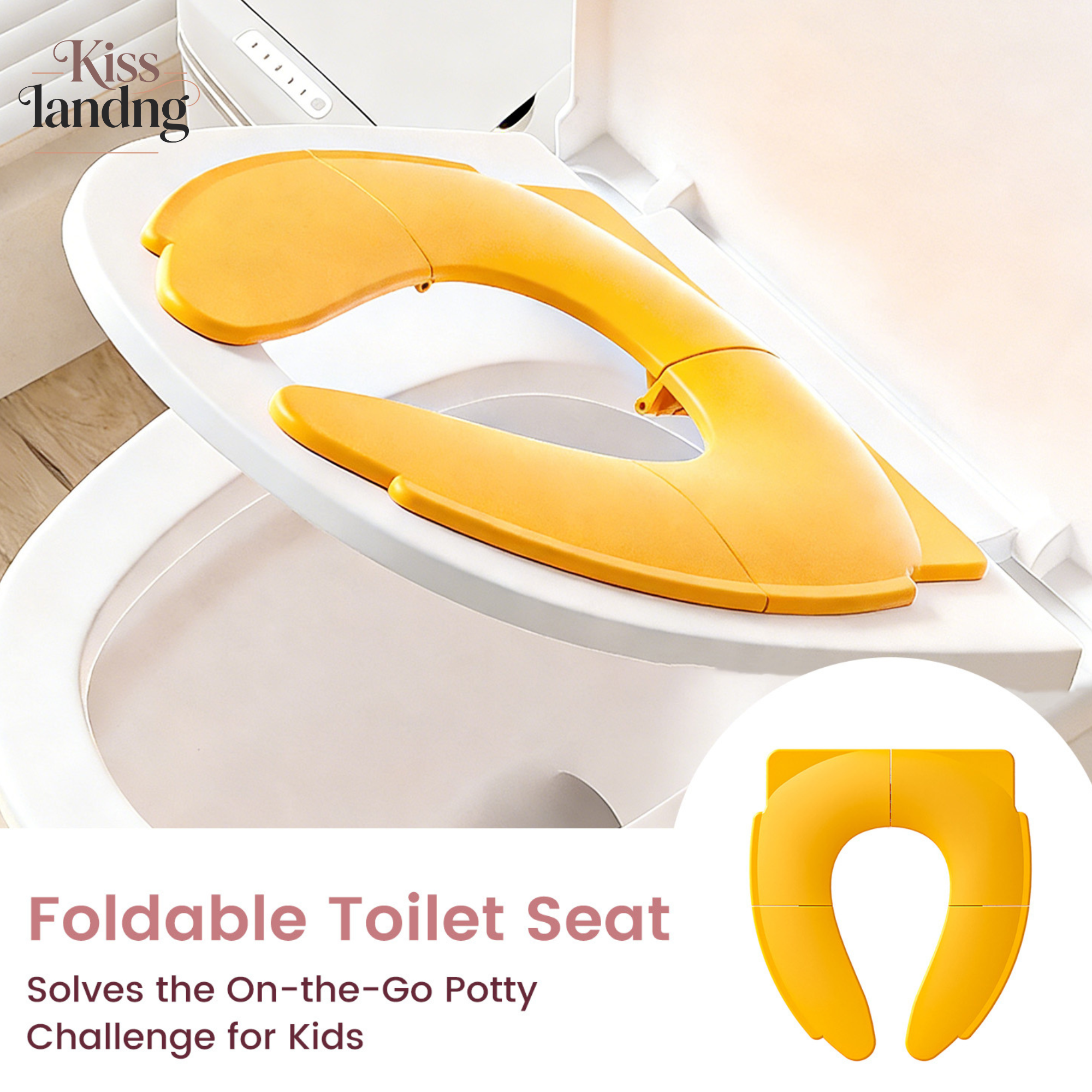 Toddler Potty Training Seat - Детское складное сиденье для приучения к