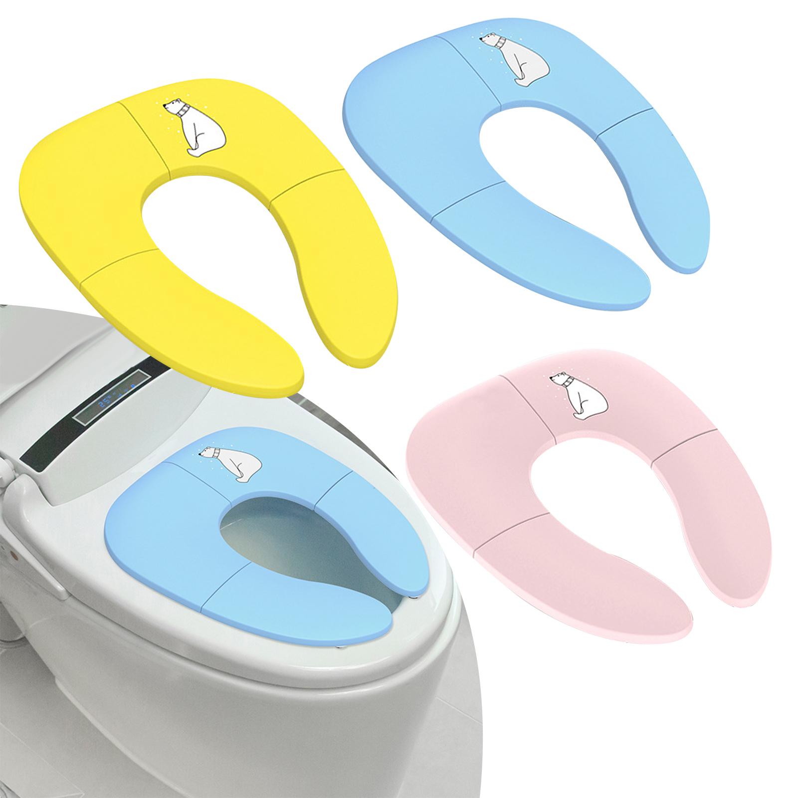 Toddler Potty Training Seat - Складное сиденье для унитаза, многоразовое тренировочное