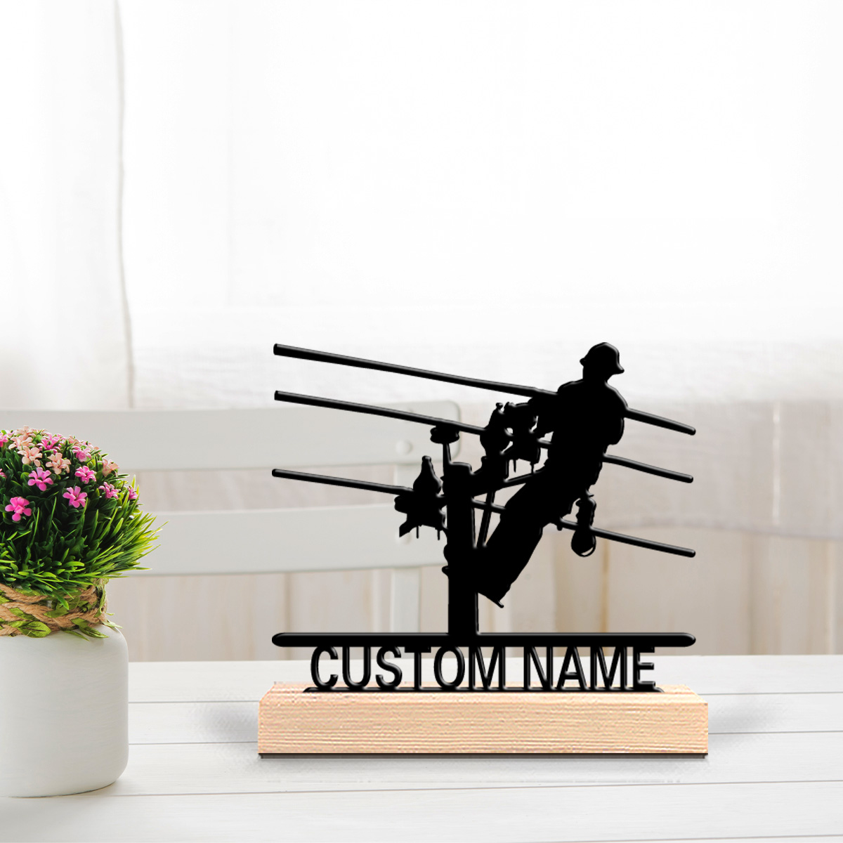 Baby Products Decoration - 1 шт. Стильная персонализированная металлическая статуэтка