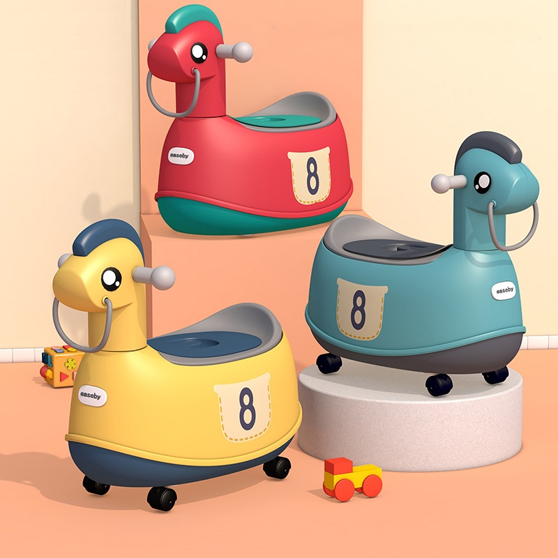Toddler Potty Training Seat - Детский многофункциональный туалет с универсальными колесами