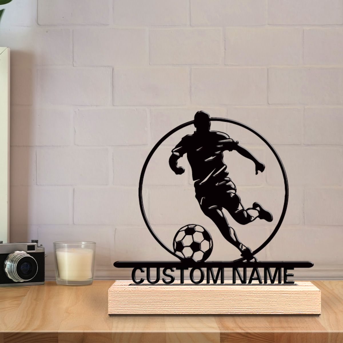 Металлическая статуэтка футбол – обзор и цена Baby Products Decoration